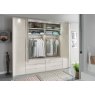 Wiemann German Furniture Wiemann Kansas bi-fold doors Wardrobe with automatic door opening of width 300cm