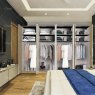 Wiemann German Furniture Wiemann Luxor 3 & 4 of width 375cm, 8 doors hinged-door wardrobe with cornice