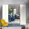 Wiemann German Furniture Wiemann Kansas bi-fold doors Wardrobe with automatic door opening of width 350cm