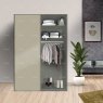 Wiemann German Furniture Wiemann Westside2 sliding-door wardrobe of width 150cm with 2 doors without cornice