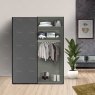 Wiemann Malibu sliding-door wardrobe of width 165cm