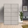 Wiemann German Furniture Wiemann Westside sliding door wardrobe of width 150cm 2 doors without cornice