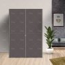 Wiemann German Furniture Wiemann Westside sliding door wardrobe of width 150cm 2 doors without cornice