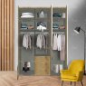 Wiemann German Furniture Wiemann Monaco 1000 hinged door wardrobe of width 150cm 3 doors without cornice