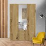 Wiemann German Furniture Wiemann Monaco 1000 hinged door wardrobe of width 150cm 3 doors without cornice