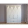 Wiemann German Furniture Wiemann Monaco 1000 hinged door wardrobe of width 150cm 4 doors without cornice