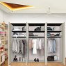 Wiemann German Furniture Wiemann Monaco 1000 hinged door wardrobe of width 225cm 6 doors without cornice