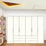 Wiemann German Furniture Wiemann Monaco 1000 hinged door wardrobe of width 225cm 6 doors without cornice