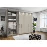 Wiemann German Furniture Wiemann Monaco 1000 hinged door wardrobe of width 225cm 6 doors without cornice