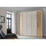 Wiemann German Furniture Wiemann Monaco 1000 hinged door wardrobe of width 250cm 5 doors without cornice