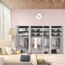 Wiemann German Furniture Wiemann Monaco 1000 hinged door wardrobe of width 350cm 7 doors without cornice