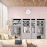 Wiemann German Furniture Wiemann Monaco 1000 hinged door wardrobe of width 350cm 7 doors without cornice