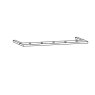 Cornice for lights for walk-in corner unit (Pair)                                       W 114cm x H 3.2cm x D 12.5cm Cornice for lights for walk-in corner unit (Pair)                                       W 114cm x H 3.2cm x D 12.5cm