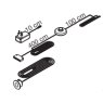 Lights kit for cornices maximum distance between outer spotlights:680cm (Set of 10) W 1cm x H 1cm x D 1cm
