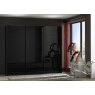 Wiemann German Furniture Wiemann Westside sliding door wardrobe of width 250cm with 3 doors without cornice