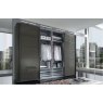 Wiemann German Furniture Wiemann Westside2 sliding-door wardrobe of width 330cm with 4 doors without cornice