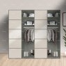 Wiemann German Furniture Wiemann Westside2 sliding-door wardrobe of width 330cm with 4 doors without cornice