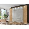 Wiemann German Furniture Wiemann Quito hinged door wardrobe of width 300cm with 6 doors without cornice