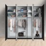 Wiemann Quito hinged door wardrobe of width 350cm with 7 doors without cornice