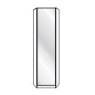 Extended corner unit Right-hand-hinged door 1 door Front glass white W 93cm x D 93cm x H 236cm