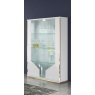 Accadueo H2O H2O Design Vogue White and Gold 2 Door Vitrine