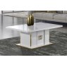 Accadueo H2O H2O Design Vogue White and Gold Coffee table