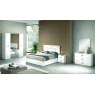 Accadueo H2O H2O Design Vogue White and Gold Bed