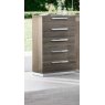 Camel Group Camel Group Kroma Venetian Grey 5 Drawer Chest