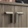 Camel Group Volare Nickel 4 Door Buffet With Wooden Doors