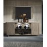 Camel Group Camel Group Volare Nickel 4 Door Buffet With Glass Doors