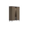 Status SRL Italy STATUS HEXAGON 2 DOOR VITRINE (ASSEMBLED)