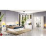 Ben Company Cleopatra Bedroom Group White Gold