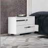 Status SRL Italy Status Volare Modern Italian White High Gloss Bedside