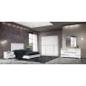 Status SRL Italy Status Volare Modern Italian White High Gloss Double Dresser