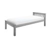 Devon Solid Pine Bed Frame in Grey Painted Finish