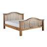 Minnesota High End Bed in Natural Oak High Gloss Finish Minnesota High End Bed in Natural Oak High Gloss Finish