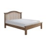 Minnesota Low End Bed in Natural Oak High Gloss Finishing