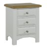 Eden 3 Drawer Bedside