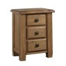 Vermont 3 Drawer Bedside