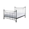 Crowther Ledbury Cast Zinc Bed Frame In Antique Silver Finish