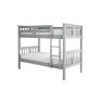 Navarro Pine Bunk Bed in Grey Finish