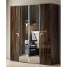 Camel Group Camel Group Smart Walnut Wardrobe With Mirror