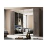 Camel Group Camel Group Round Silver Birch Wardrobe with Mirror