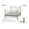 Crowther Bristol Bed Frame in Antique Brass