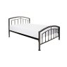 Cadiz Shiny Black Nickel Bed Frame