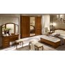 Camel Group Camel Group Torriani Walnut Bed Giorgione captionne with Ring