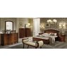 Camel Group Torriani Walnut Bed Botticelli with Ring