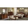 Camel Group Camel Group Torriani Walnut Bed Botticelli with Ring