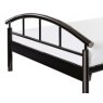 Crowther Jupiter Black Nickel Bed