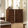 Camel Group Camel Group Torriani Walnut 6 Drawer Chest